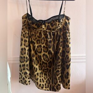 Dolce & Gabbana Leopard Print Top